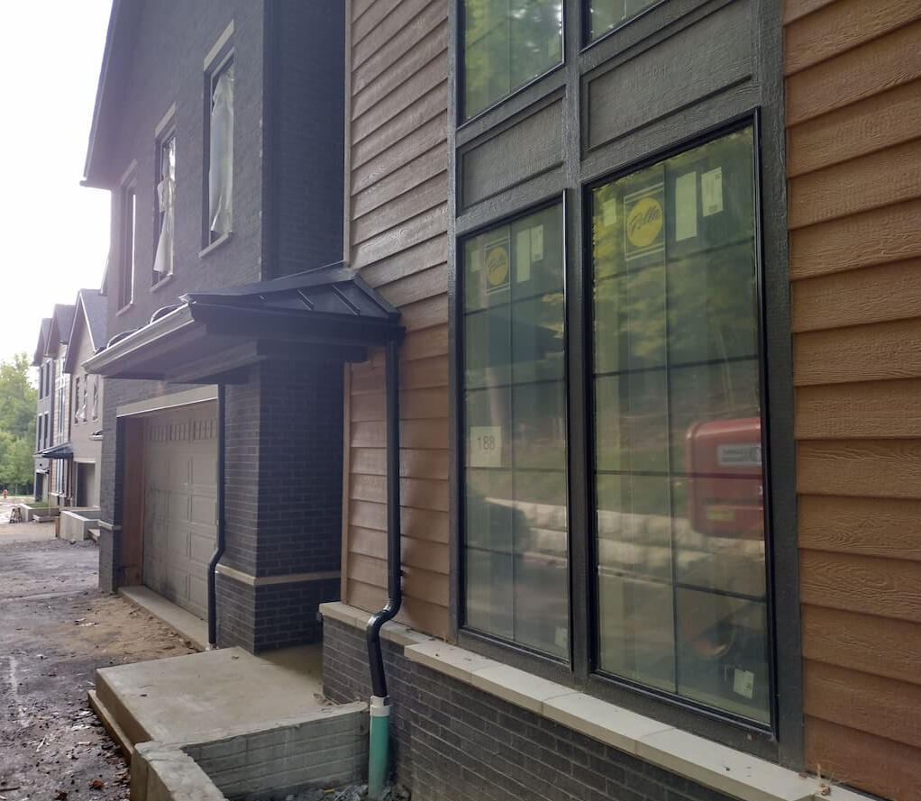 Painting at new construction